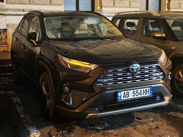 Albania spotted in Bratislava, Slovakia. Photo taken on 24.11.2025. Funny to see different car than Mercedes from Albania haha.