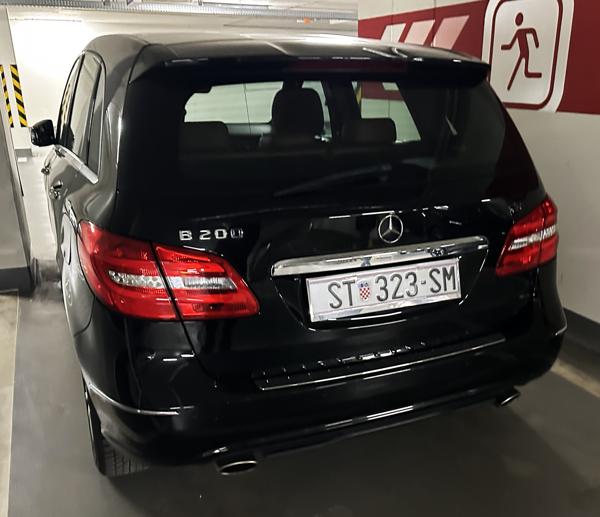 Split, Croatia old format spotted in Bratislava, Slovakia. Photo taken on 01.03.2026.