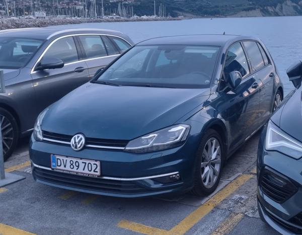 Denmark spotted in Izola, Slovenia. Photo taken on 24.07.2025.