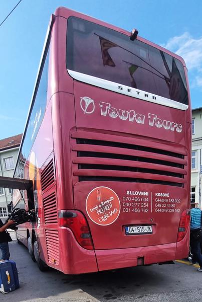 Kosovo spotted in Ljubljana, Slovenia. 04 = Prizren. Photo taken on 26.07.2025.