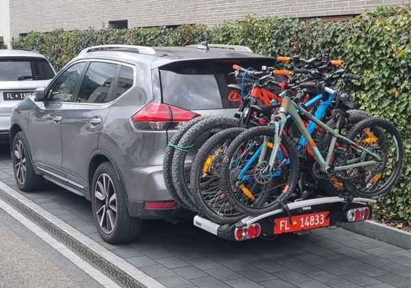 Liechtenstein repeater plate spotted in Vaduz, Liechtenstein. Photo taken on 04.10.2025.