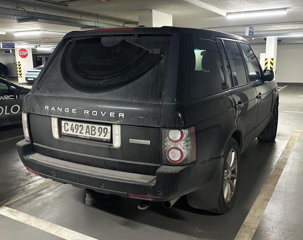 Russia remade plate spotted in Bratislava, Slovakia. 99 = Moscow City. Photo taken on 18.02.2026.