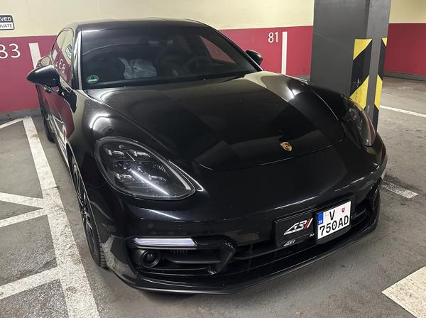 Slovakia export transit plate seen in Bratislava, Slovakia. Photo taken on 18.02.2026.