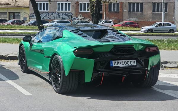 Slovakia seen in Trenčín, Slovakia. AA = Nationwide license plates. Photo taken on 01.05.2026. My first Lamborghini Temerario.
