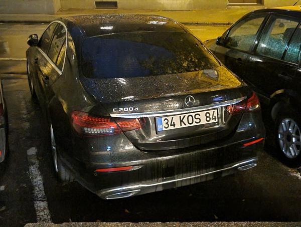 Turkey spotted in Ljubljana, Slovenia. 34 = Istanbul. Photo taken on 26.07.2025.